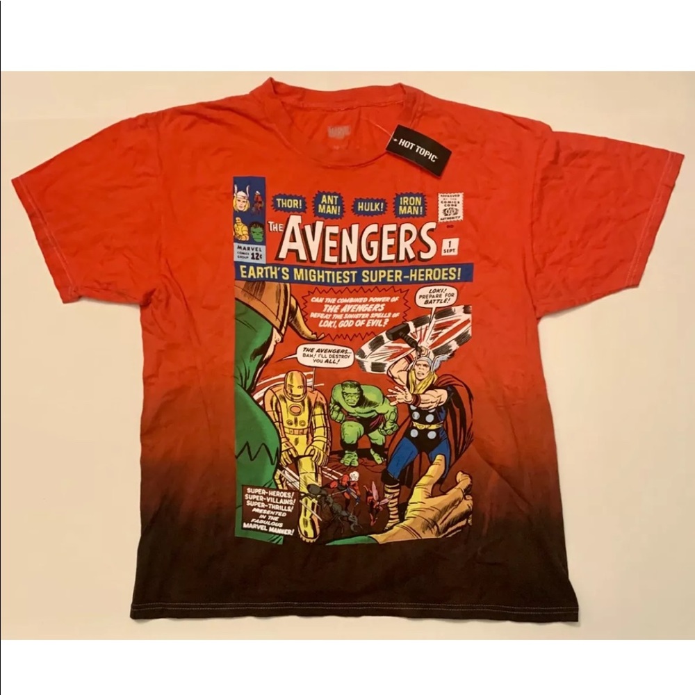 Marvel Avengers #1 Comic Cover 2 Tone Retro Shirt